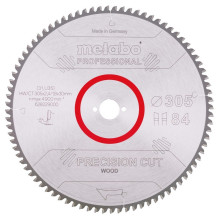 Диск пильний по дереву Metabo Precision Cut Wood Professional 305х30х84 628229000