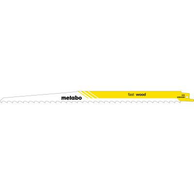 Полотна по дереву для шабельної пили 5 шт Metabo Fast Wood 300х1.25 мм 3 TPI S 1617 K 628242000