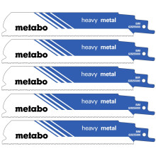 Полотна по металу для шабельної пили 5 шт Metabo Heavy Metal 150х1.1 мм 14-18 TPI S 926 BEF 628255000