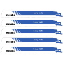 Полотна по металу для шабельної пили 5 шт Metabo Heavy Metal 225х1.1 мм 14-18 TPI S 1126 BEF 628256000