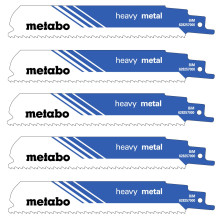 Полотна по металлу для сабельной пилы 5 шт Metabo Heavy Metal 150х1.1 мм 8-10 TPI S 926 CHF 628257000