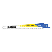 Полотна універсальні для шабельної пили 100 шт Metabo Heavy Wood + Metal 150х1.25 мм 5-8 TPI S 611 VF 628259000