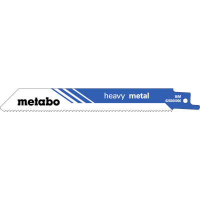 Полотна по металлу для сабельной пилы 5 шт Metabo Heavy Metal 150х1.25 мм 10-14 TPI S 925 VF 628260000