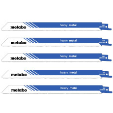 Полотна по металлу для сабельной пилы 5 шт Metabo Heavy Metal 225х1.25 мм 10-14 TPI S 1125 VF 628261000