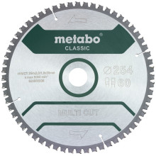 Диск пильний універсальний Metabo Multi Cut - Classic 254х30х60 628285000
