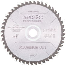 Диск пильний по алюмінію Metabo Aluminium Cut - Professional 160х20х48 628288000