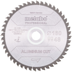 Диск пильний по алюмінію Metabo Aluminium Cut - Professional 160х20х48 628288000