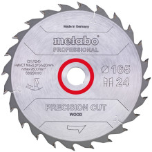 Диск пильний по дереву Metabo Precision Cut Wood - Professional 165х20х24 628290000