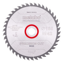 Диск пильний по дереву Metabo Precision Cut Wood - Professional 165х20х42 628291000