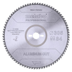 Диск пильний по алюмінію Metabo Aluminium Cut - Professional 306х30х84 628448000
