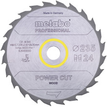 Диск пильний по дереву Metabo Power Cut Wood - Professional 235х30х24 628493000