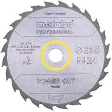 Диск пильний по дереву Metabo Power Cut Wood - Professional 235х30х24 628493000