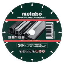 Круг алмазний по металу Metabo Metal Universal Professional 230х22.23 мм 628550000