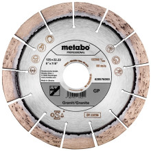 Круг алмазний по граніту Metabo GP Granite professional 125х22.23х2.4 мм 628576000
