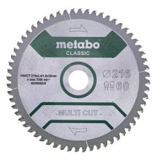 Диск пильний універсальний Metabo Multi Cut Classic 216х30х60 628655000 B