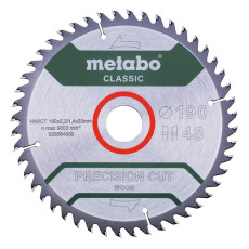 Диск пильний по дереву Metabo Precision Cut Wood - Classic 190х30х48 628664000 B