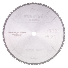 Диск пильний по сталі Metabo Steel Cut - Classic 355х25.4х72 628669000