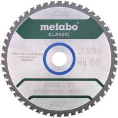 Диск пильний по металевим сендвіч-панелям Metabo Steel Cut/Sandwich Panel - Classic 235х30х50 628681000