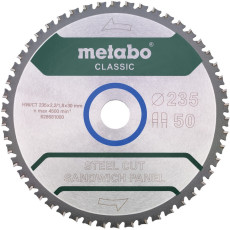 Диск пильний по металевим сендвіч-панелям Metabo Steel Cut/Sandwich Panel - Classic 235х30х50 628683000 B