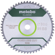 Диск пильний по дереву Metabo Cordless Cut Wood - Classic 305х30х56 628693000