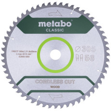 Диск пильний по дереву Metabo Cordless Cut Wood - Classic 305х30х56 628693000