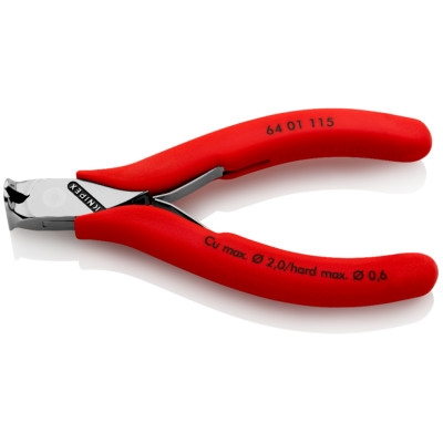 Кусачки торцевые для электроники KNIPEX 115 мм 64 01 115