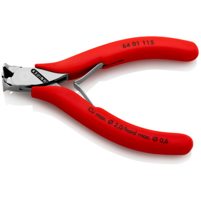 Кусачки торцевые для электроники KNIPEX 115 мм 64 01 115