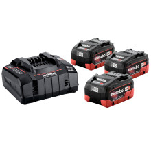 Набір Metabo LiHD зарядний пристрій 12-36 В, акумулятори 3 шт Li-Ion 18 В 5.5 Аг 685074000
