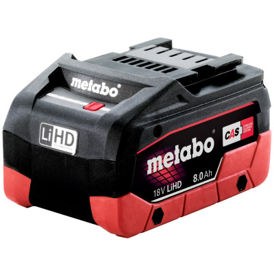 Набір Metabo LiHD зарядний пристрій 12-36 В, акумулятори 2 шт Li-Ion 18 В 8 Аг, кейс metaBOX 145 685131000
