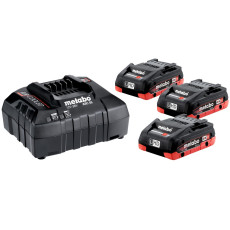 Набір Metabo LiHD зарядний пристрій 12-36 В, акумулятори 3 шт Li-Ion 18 В 4 Аг 685132000