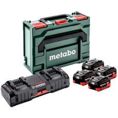 Набор Metabo LiHD зарядное устройство 12-36 В, аккумуляторы 4 шт Li-Ion 18 В 8 Ач, кейс metaBOX 145 685135000