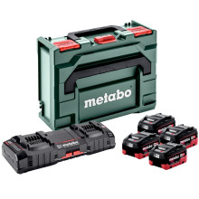 Набір Metabo LiHD зарядний пристрій 12-36 В, акумулятори 4 шт Li-Ion 18 В 10 Аг, кейс metaBOX 145 685143000