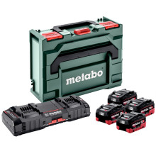 Набір Metabo LiHD зарядний пристрій 12-36 В, акумулятори 4 шт Li-Ion 18 В 5.5 Аг, кейс metaBOX 145 685180000
