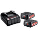 Набір Metabo Li-Power зарядний пристрій 12-18 В, акумулятори 2 шт Li-Ion 12 В 2 Аг 685300000