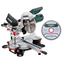 Торцювальна пила з додатковим диском Metabo KGS 254 M SET 690828000