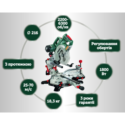 Торцовочная пила с подставкой Metabo KGSV 72 Xact SYM KSU 251 690972000