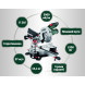 Торцювальна пила з підставкою Metabo KGS 216 M 691213000