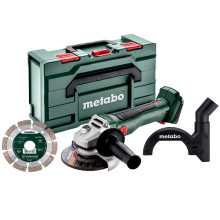 Угловая шлифмашина аккумуляторная Metabo Set W 18 L BL 9-125 691225000 без АКБ