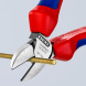 Кусачки бокові KNIPEX 140 мм 70 02 140