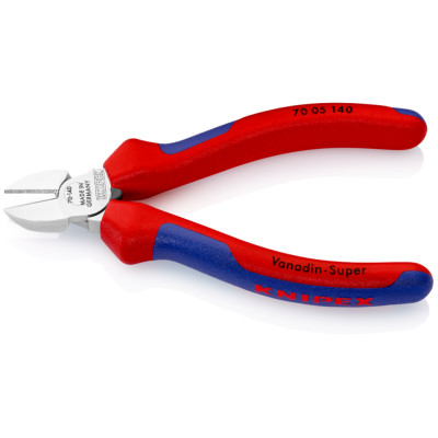 Кусачки бокові хромовані KNIPEX 140 мм 70 05 140