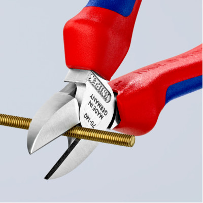 Кусачки бокові хромовані KNIPEX 140 мм 70 05 140