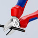 Кусачки бокові хромовані KNIPEX 140 мм 70 05 140