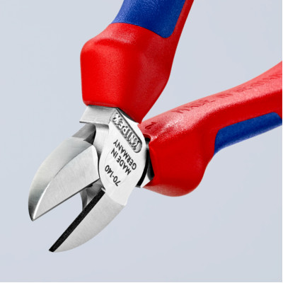 Кусачки бокові хромовані KNIPEX 140 мм 70 05 140