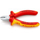 Кусачки бокові діелектричні хромовані KNIPEX 125 мм 70 06 125