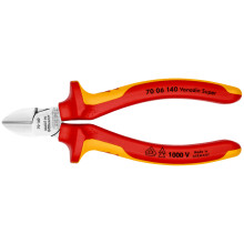 Кусачки бокові діелектричні хромовані KNIPEX 140 мм 70 26 160