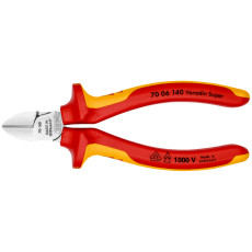 Кусачки бокові діелектричні хромовані KNIPEX 140 мм 70 26 160