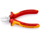 Кусачки боковые диэлектрические хромированные KNIPEX 140 мм 70 26 160