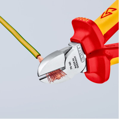 Бокорізи діелектричні хромовані KNIPEX 160 мм 70 06 160