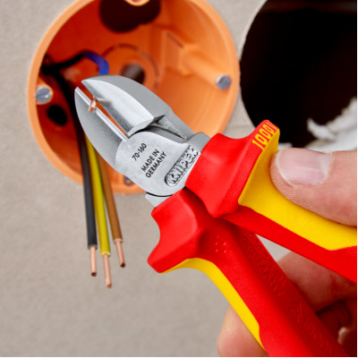 Бокорізи діелектричні хромовані KNIPEX 160 мм 70 06 160
