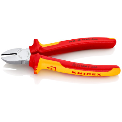 Кусачки бокові діелектричні KNIPEX 180 мм 70 06 180